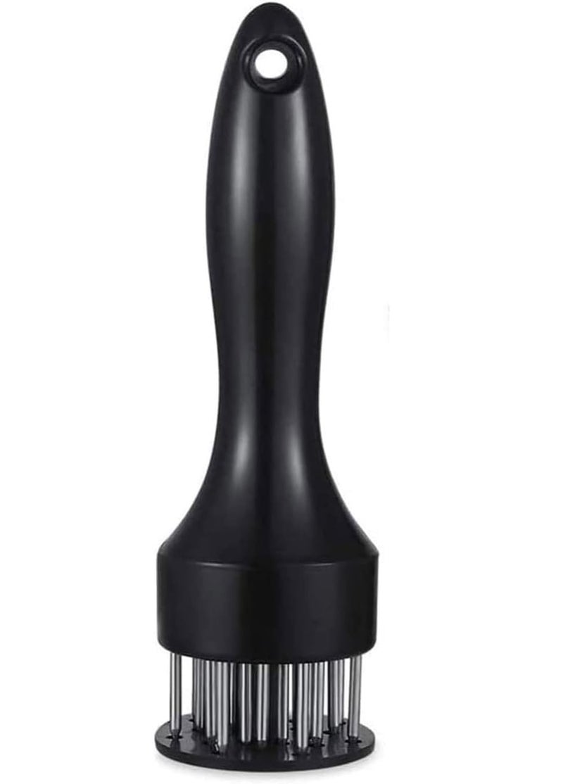 Trifecta Meat Tenderizer Tool Stainless Steel 21 Sturdy & Sharp Needle Meat Tenderizer Tool for Tenderizing Chicken Beef Steak and Pork (Black - 1) - Image 1