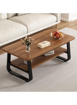 Stylish & Durable Coffee Table Sofa Side Table End Table Snack Table Bedside Table Nightstand with 2 Layer Storage for Small Space - White Gold - pzsku/Z0B13C3CF84E356CE919DZ/45/_/1730732949/224ed472-cfc0-403a-888f-f2435fbead4a