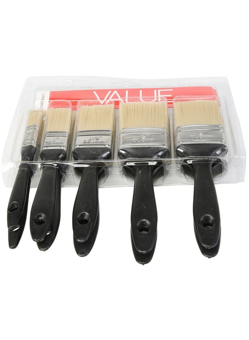 Brush Set Blonde & Black 10 Pcs