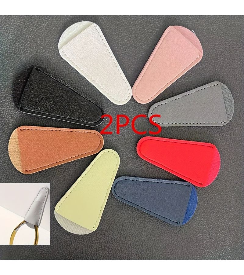 2 Pcs Green Scissors Protective Case Storage Cover For Beard Trimming Eyebrow Trimming Dead Skin Tweezers - Image 1