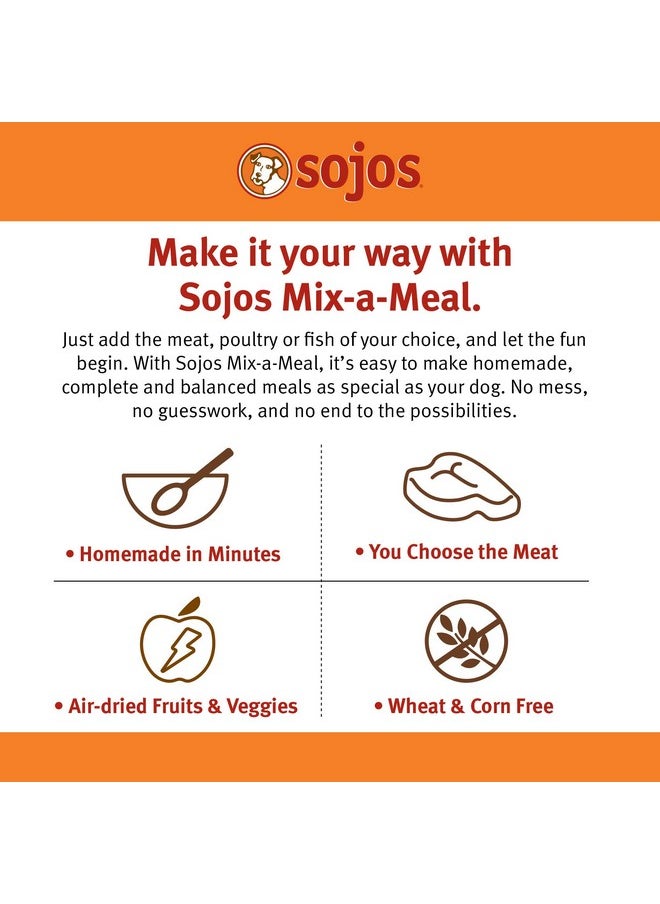 Sojos Sojos Mix-A-Meal Grain-Free Pre-Mix Dehydrated Dog Food, 8 lb  - Image 3