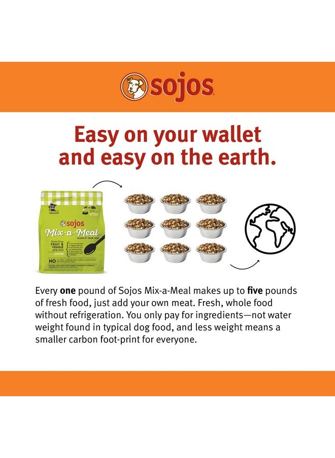 Sojos Sojos Mix-A-Meal Grain-Free Pre-Mix Dehydrated Dog Food, 8 lb  - Image 4