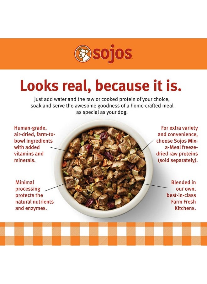 Sojos Sojos Mix-A-Meal Grain-Free Pre-Mix Dehydrated Dog Food, 8 lb  - Image 2