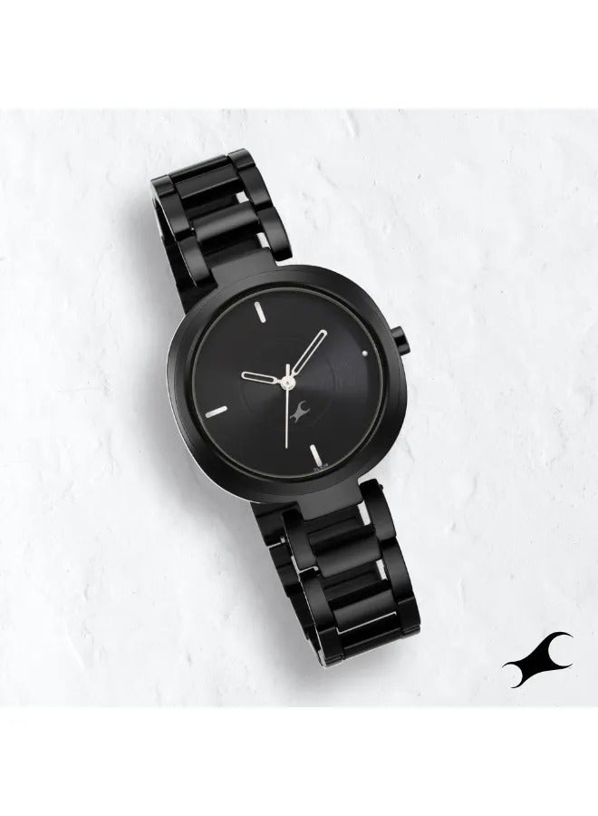 fastrack Women's Analog Round Shape Metal Wrist Watch - 6247NM01 - 38.1 Mm  - Image 1