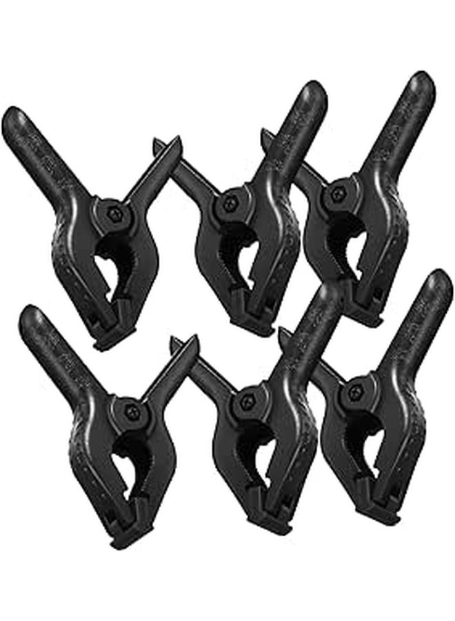 6pcs Heavy Duty Photo Backdrop Clips Large Spring Clamps With Wide Jaw Ergonomic Handles For Photography Crafts - Image 1