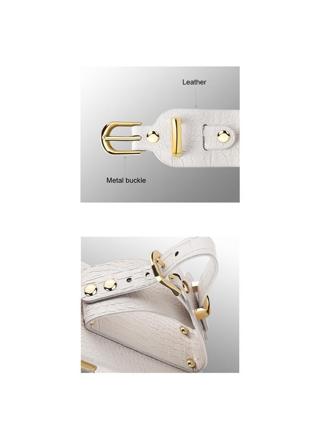 S-TOP Case For OPPO Reno5 Pro Plus Electroplated TPU Crocodile Pattern Leather Case with Wrist Strap - Image 5