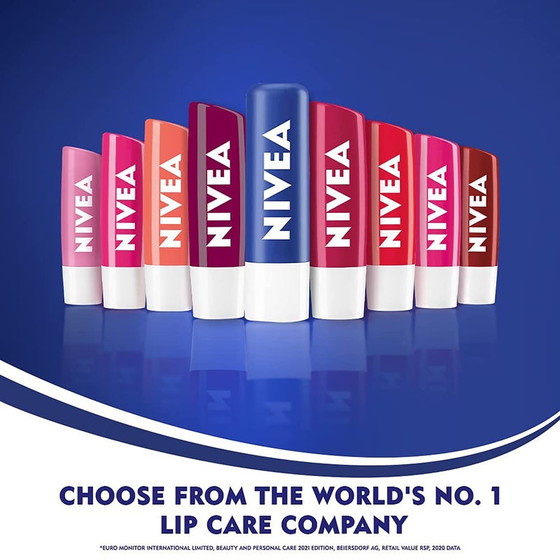Nivea نيڤيا بلسم الشفاه بنكهة الكرز عبوة 148 جرام عبوة 1 - Image 3