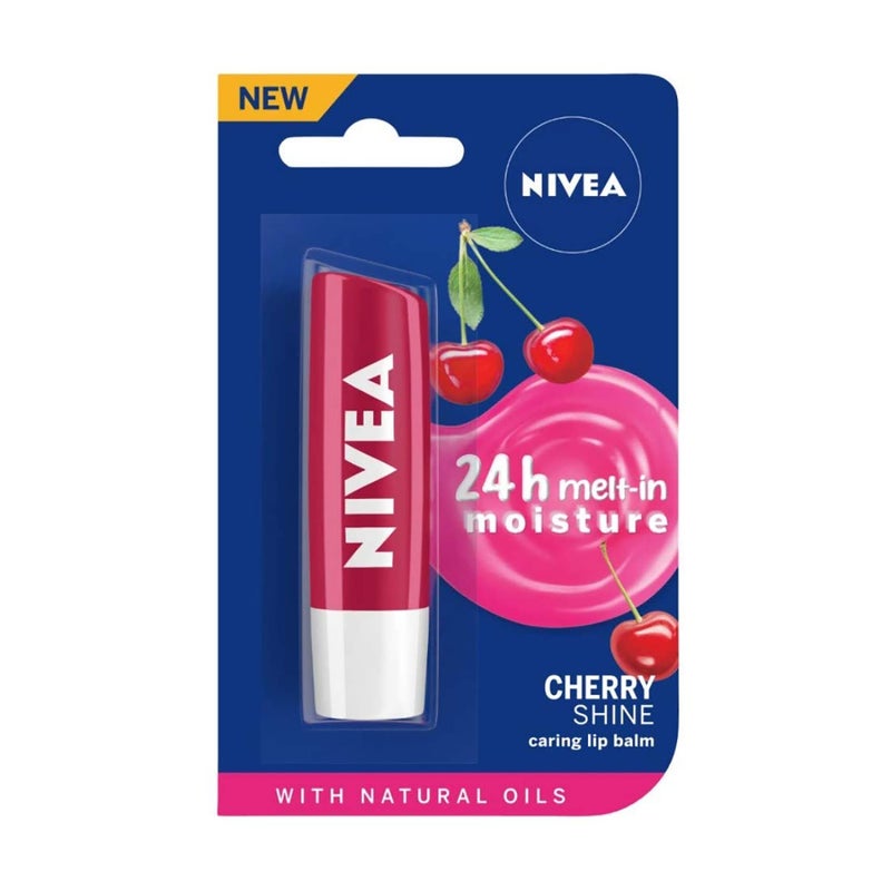 Nivea نيڤيا بلسم الشفاه بنكهة الكرز عبوة 148 جرام عبوة 1 - Image 1