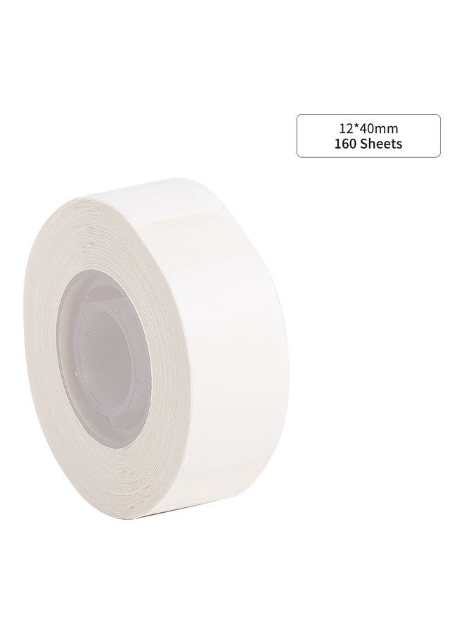 نيبمينينت ورق تسمية للطباعة الحرارية مقاس 12x40 مم بعدد 160 ملصقاً A4 - Image 5