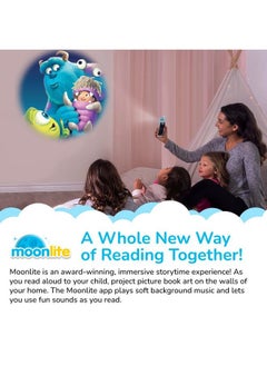 Moonlite Storytime Monsters Inc Storybook Reel A Magical Way To Read Together Digital Story For Projector Fun Sound Effects Learning Gifts For Kids Ages 1 Year And Up  - Image 3