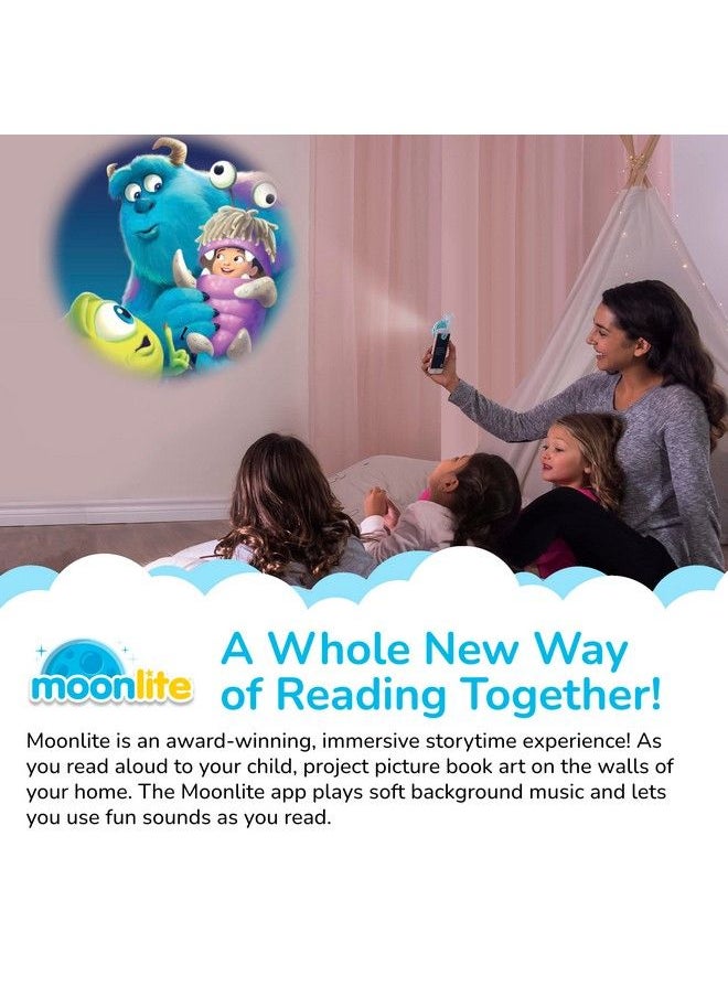 Moonlite Storytime Monsters Inc Storybook Reel A Magical Way To Read Together Digital Story For Projector Fun Sound Effects Learning Gifts For Kids Ages 1 Year And Up  - Image 3