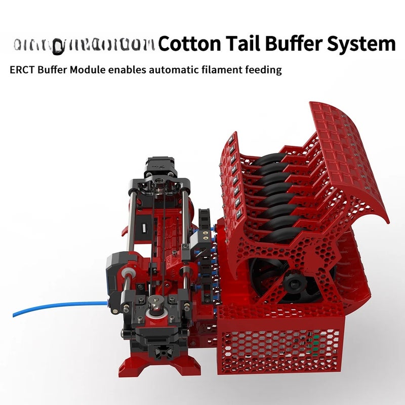 ERCF V1 9 Colors to V2.0 Kit 8 Colors Multi-colors 9 To 8 Printing Offical Certification Multi-colors Filament Switch Printing Compatible with Voro 2.4 R2/Trident/ Switchwire 3D Printers (No ERB2.0 - Image 5