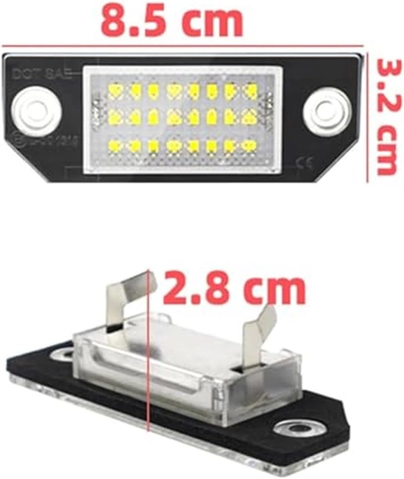 DEMULAX 2pcs License Plate Light for Focus MK2 C-MAX - Image 3
