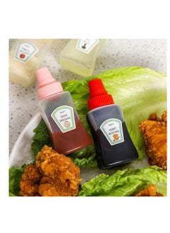 Generic Small squeeze bottles for ketchup and mustard-ideal for sauces, salad dressings, mustard and sauces-25ml capacity, 2pcs plastic - - - - from Rana store  - Image 4