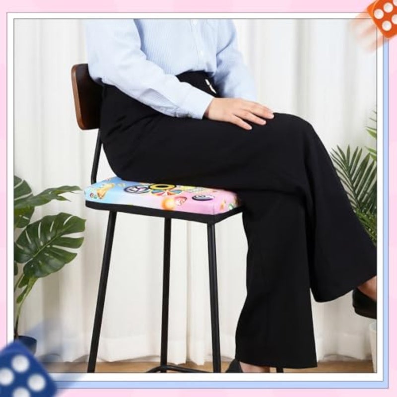 Bingo Night Seat Cushion Set 2" Cushion with Strap and Handles for Women Comfortable Chair Pillow for Bingo Nights Gaming, Events, and Home Use - Image 5