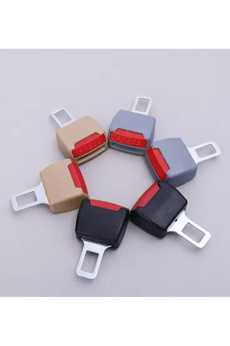 ETAVA Universal Car Seat Belt Buckle Alarm Stopper (2-Pack) – Adjustable Seatbelt Clip Insert for Child Seats & Alarm Mute | Car Safety Buckle Blocker – Black Plastic - Image 5