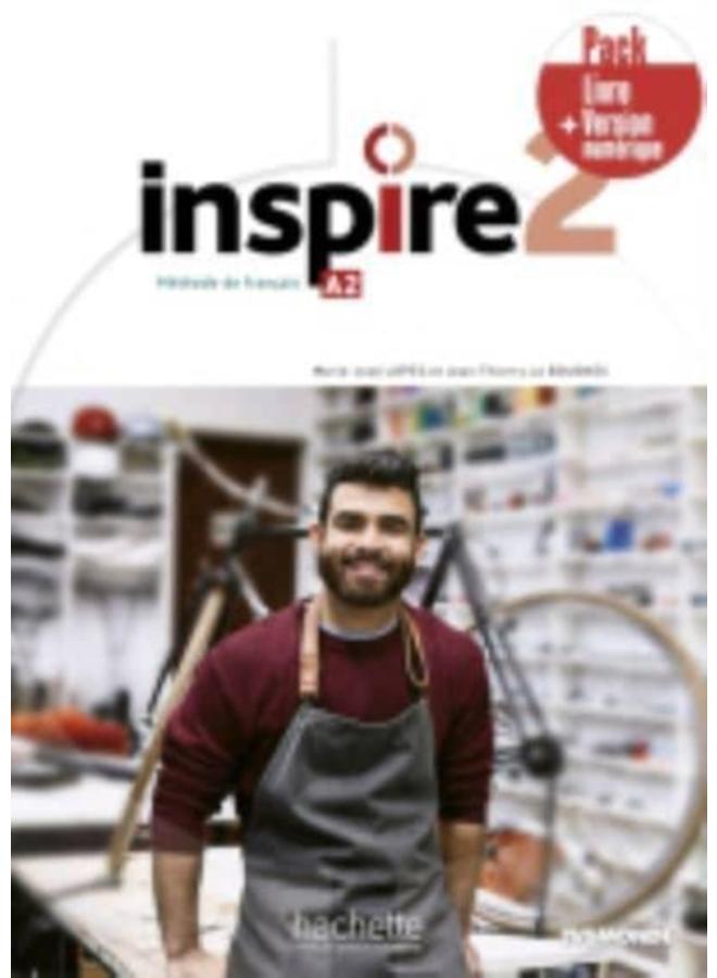 Inspire 2 : Pack - Livre + Version numerique. A2