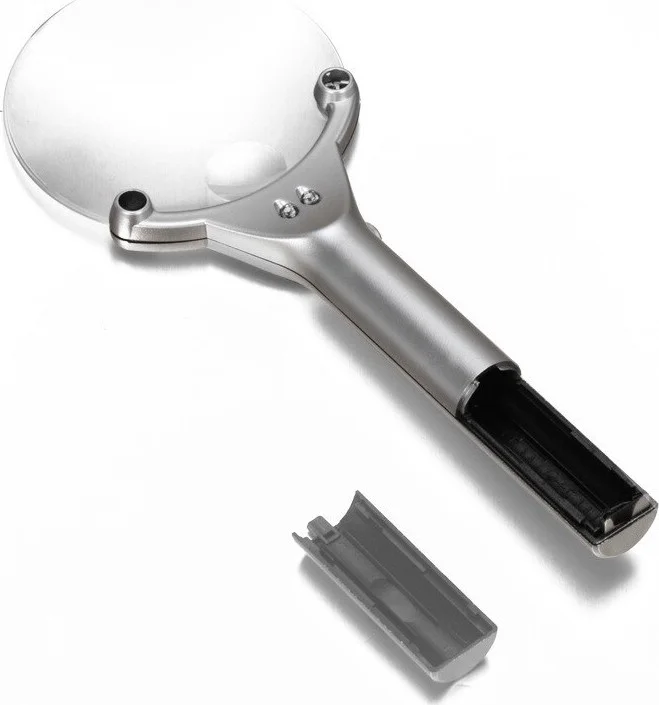Valkyrie Large Size Frameless Magnifying Glass with LED Light 13CM
