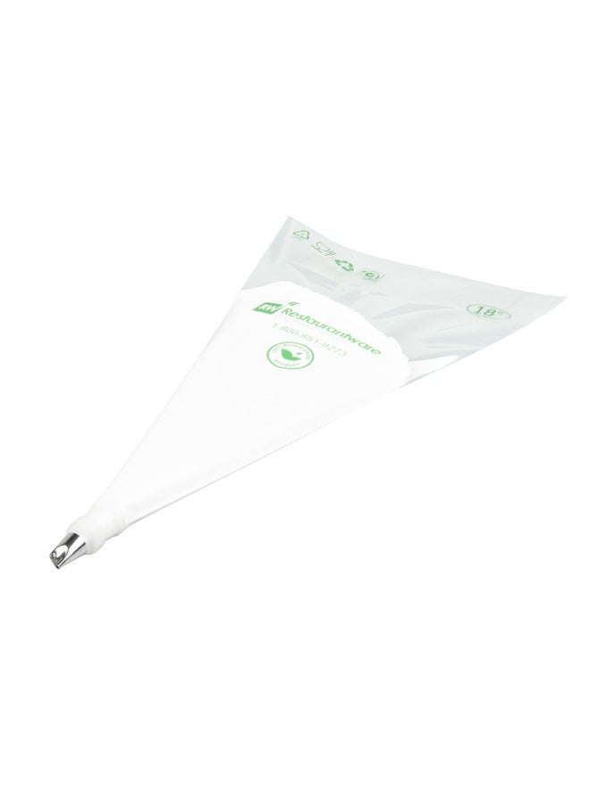 Restaurantware رأس تزيين الكعك من باستري تيك، 1 رأس تزيين قابل لإعادة الاستخدام - #62، مقاوم للانبعاج، من الفولاذ المقاوم للصدأ، رأس تزيين كريمة الورد، آمن في غسالة الصحون، لتزيين الكب كيك، الكعك، أو البسكويت - Image 2