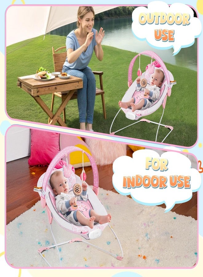 AskCat Baby Bouncer, Portable Infant Bouncer, Adjustable and Foldable Baby Rocker with Vibrations,Baby Bouncer Seat for Baby 0-6 Months 6-20 lbs Indoor & Outdoor Use - Image 5