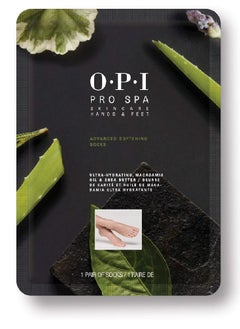 OPI Pro Spa Disposable Moisturizing Socks, Infused with Natural Oils and Aloe Vera, Hydrating Foot Care Treatment, 1 Pair
