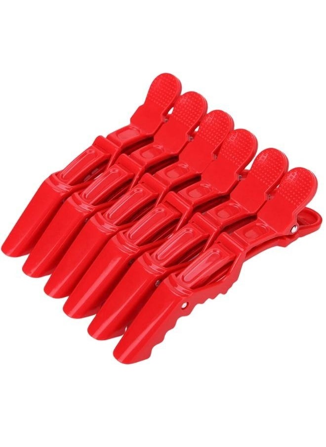 Generic - 6 Pcs Hair dressing Clips Multicolour - Image 1
