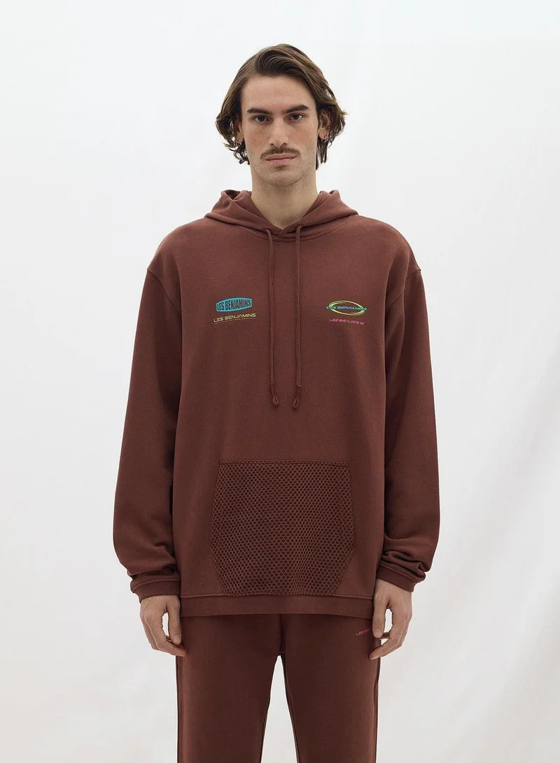 LES BENJAMINS RELAXED HOODIE 002