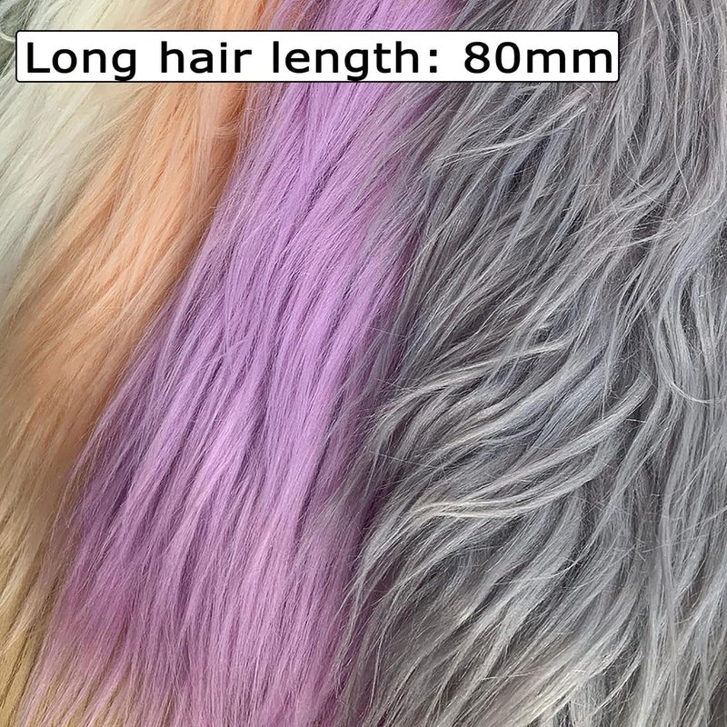 Faux Fur Faux Fur Fabric Shaggy Plush Faux Fur Fabric 25×45cm Long Pile Fur Fabric for Sewing DIY Craft Decoration Use Fake Fur Fabric for DIY, Craft Fur Decoration (Color : 11 Brown) - Image 2