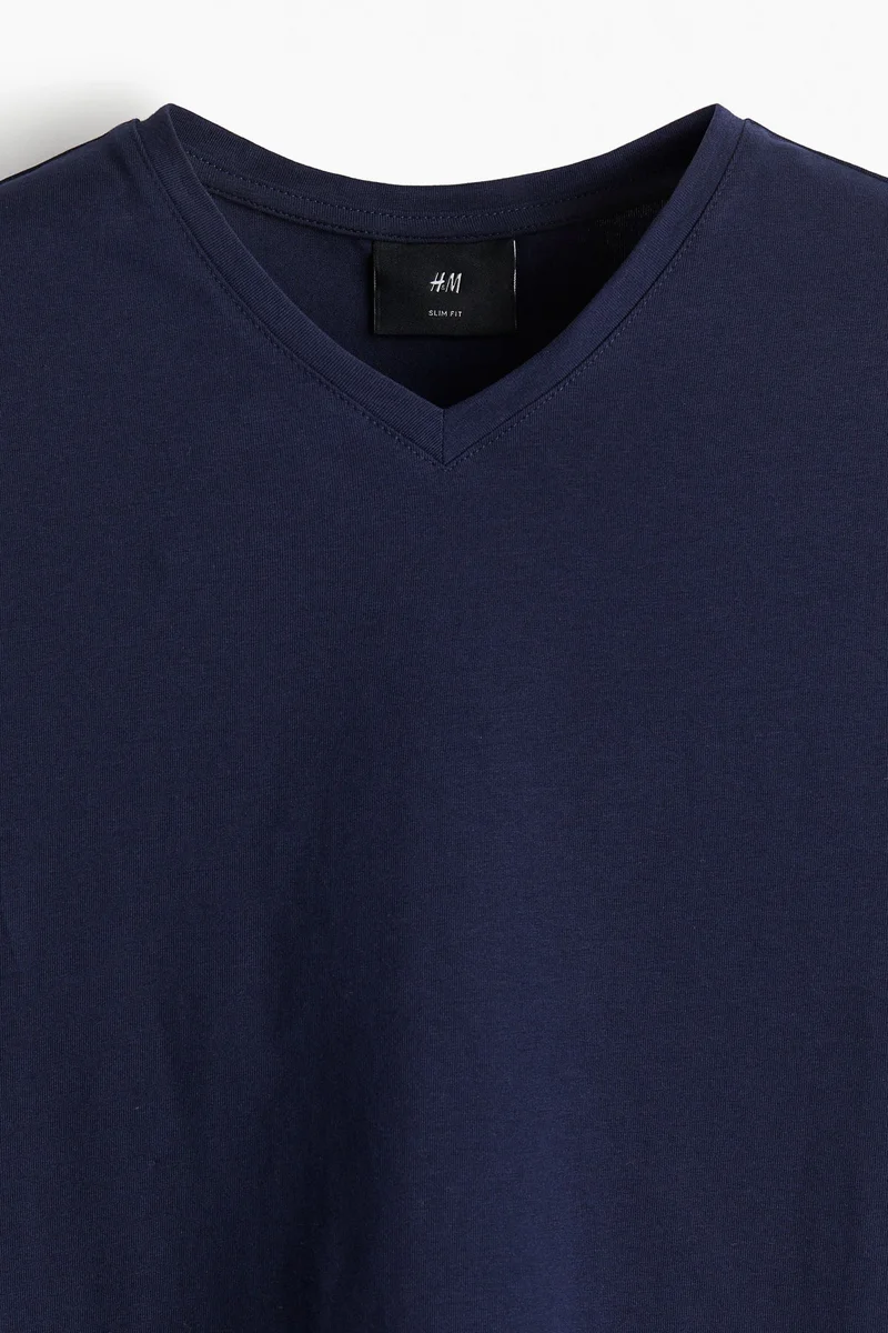 H&M 3-pack Slim Fit V-neck T-shirts
