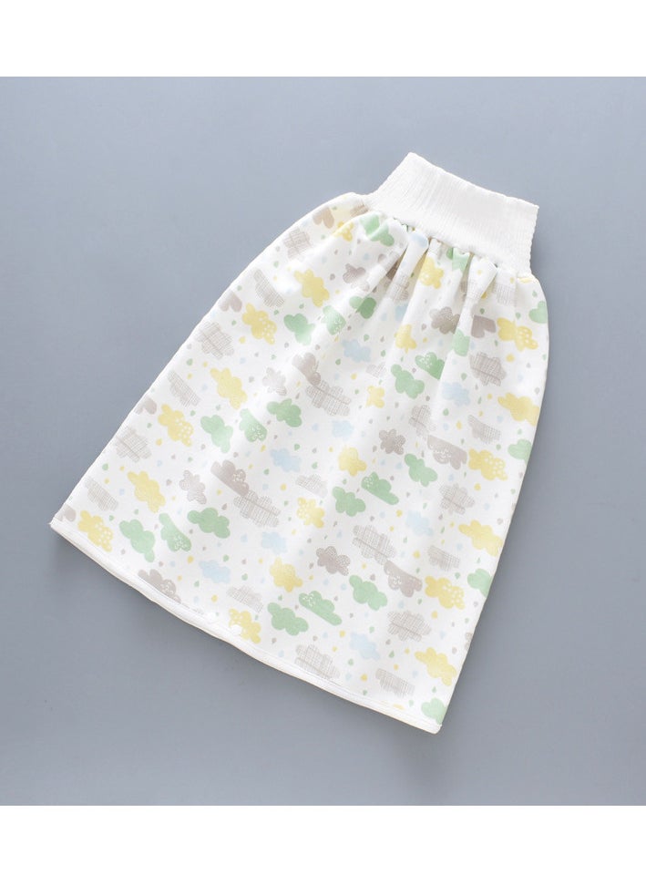 Generic Toddler Training Waterproof Diaper Skirt For Baby M for 0-4 Years  L for 4-7 Years  - Image 1