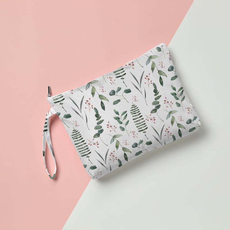 Fokongna Palm Leaves Wet Dry Bag Travel Toiletry Bag Waterproof Large Capacity for Women Girls Sister Friends Gifts - Image 4