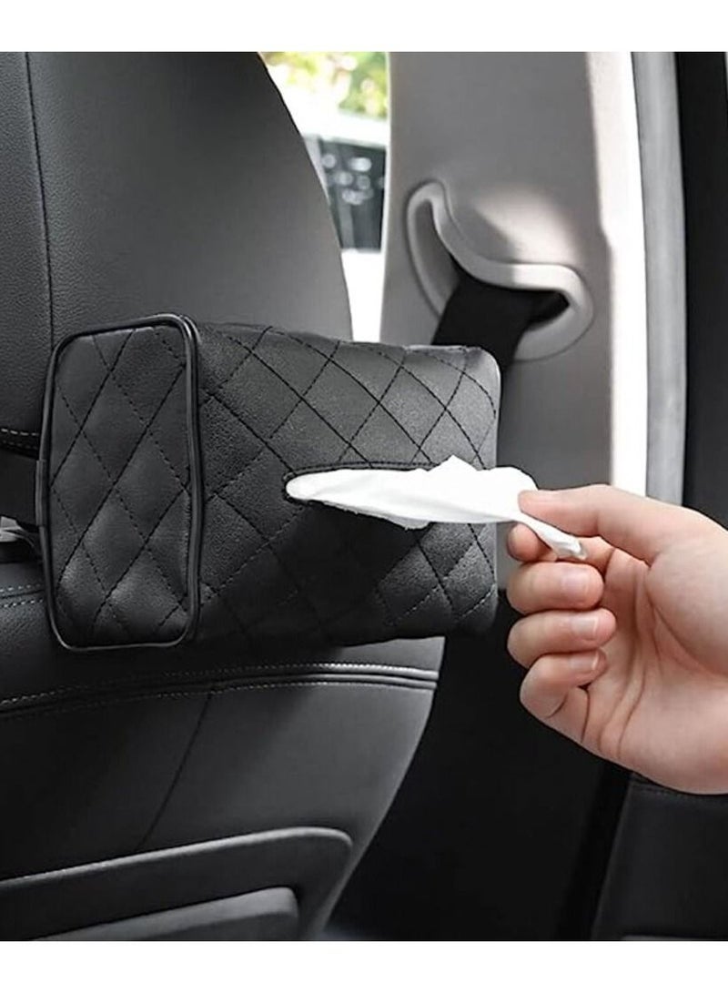 Leather cover for car tissue paper (multi-color) - Image 3