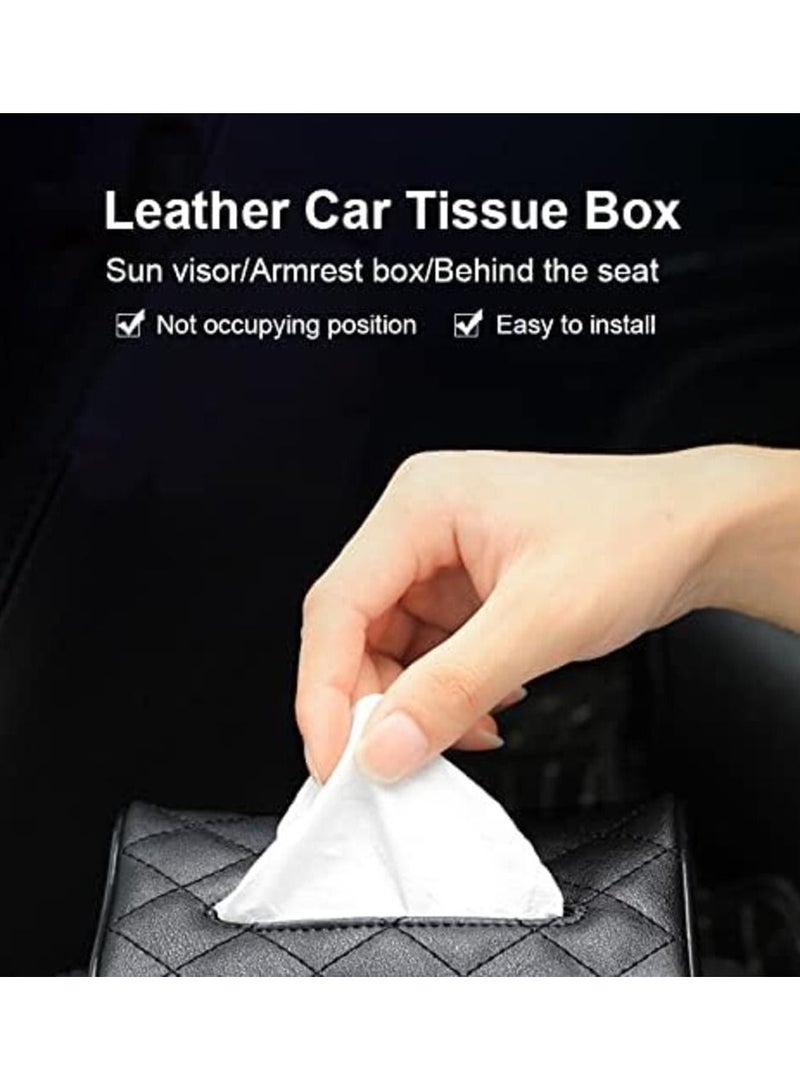 Leather cover for car tissue paper (multi-color) - Image 4
