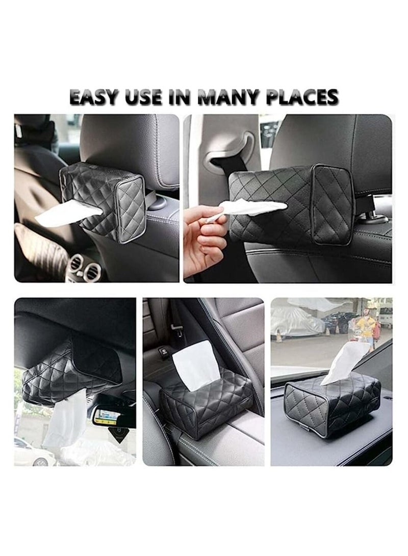 Leather cover for car tissue paper (multi-color) - Image 5