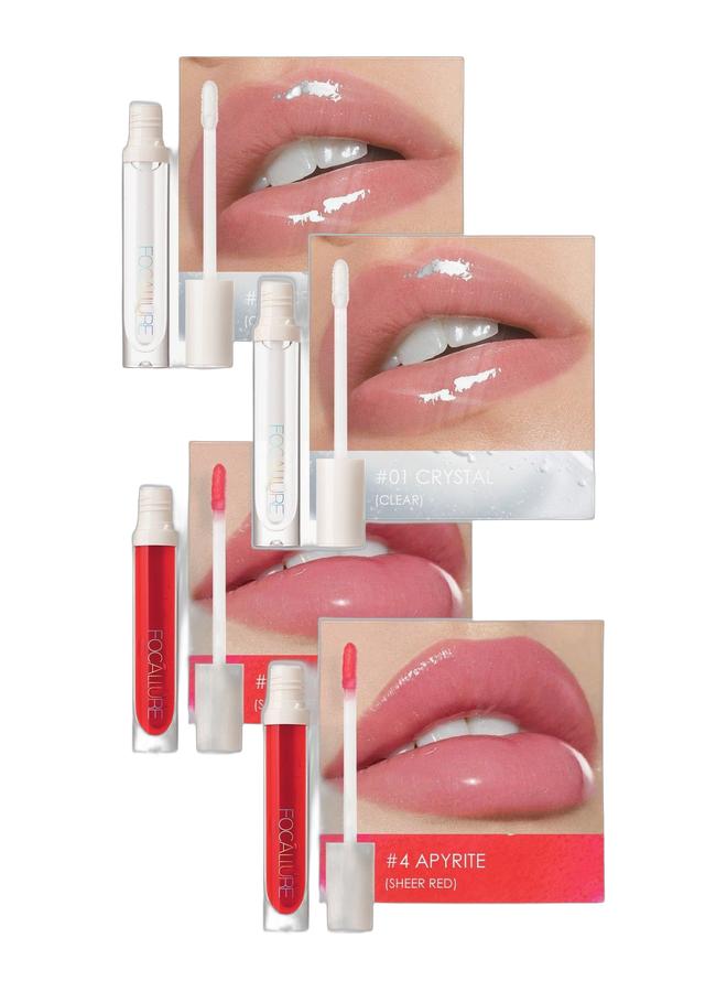 فوكالور قطعتين ملمع شفاة عالى اللمعان 01 و 04 - Image 1