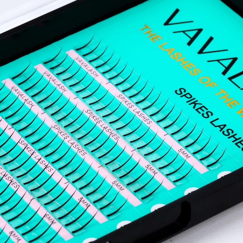 VAVALASH 240Pcs Bottom Lash Extensions B Curl 5/6/7mm Mixed Under Lashes Bottom Lower Eyelash Extensions Natural Bottom Lashes(0.1-B-5-7mm Mixed) - Image 2