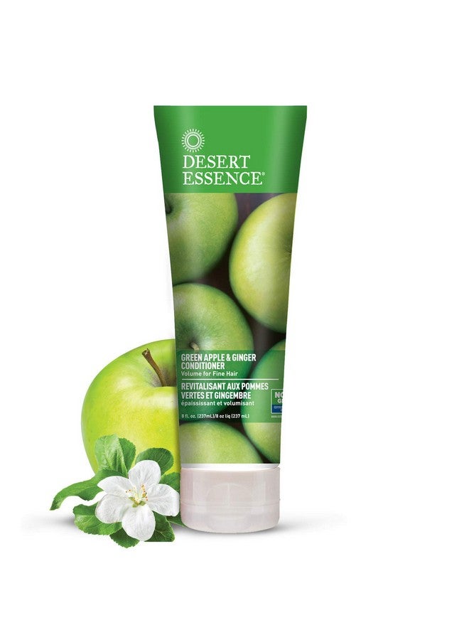 مجموعة شامبو وبلسم Desert Essence Green Apple & Ginger - 8 أونصة سائلة - كثافة للشعر الخفيف - طبيعي - ترطيب عميق - مضادات أكسدة - جذر الماكا - أنعم وأكثر لمعانًا - ناعم وحريريّ - Image 4