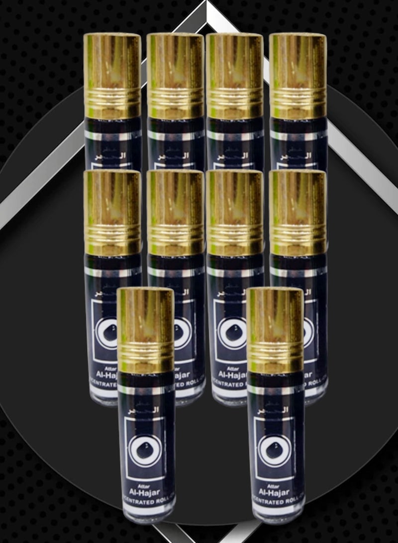 احلا 10 قطع عطر أهلا الحجر رول مركز 6 مل - Image 1