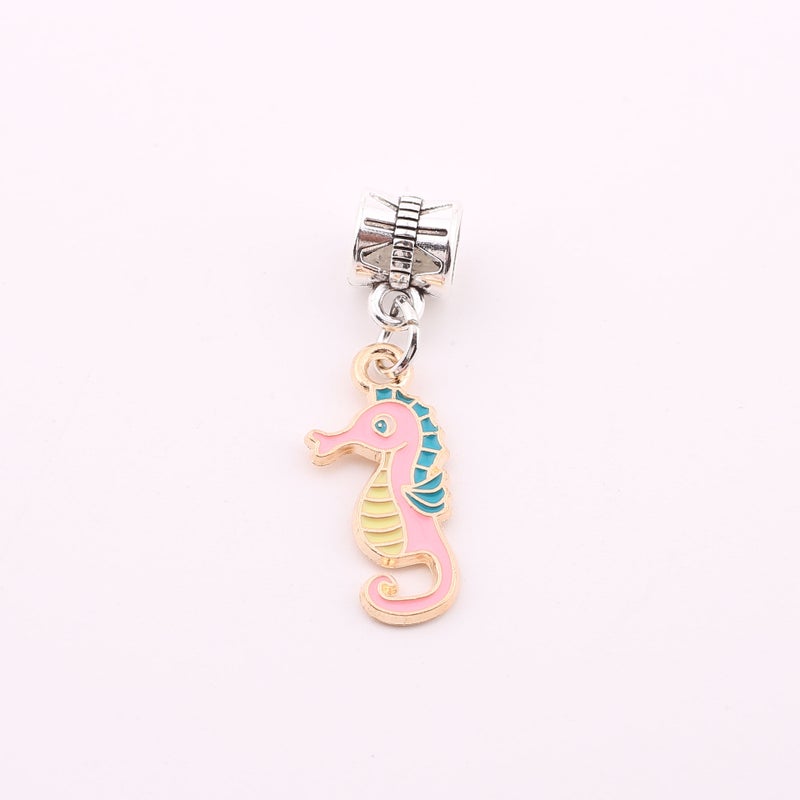 Diy Ocean Cartoon Crab Exquisite Creative Design Whale Oil Drop Alloy Jewelry Accessories Marine Life Accessories - Image 1