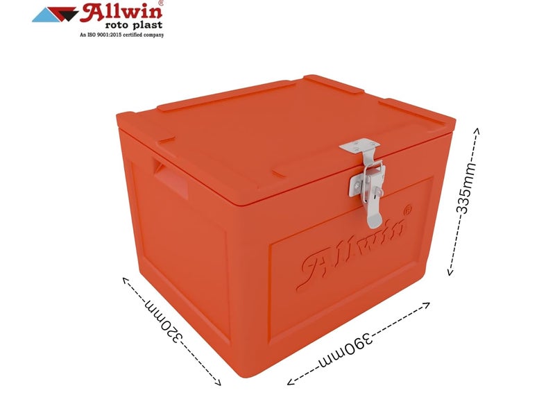 Allwin roto plast Allwin Roto Plast Ice Box Heavy Duty High Performance RotoMolded 5 Days Portable insulted Ice Chiller Box Commercial Grade Insulated Ice Box for Storage25 Liter Ib  - Image 2