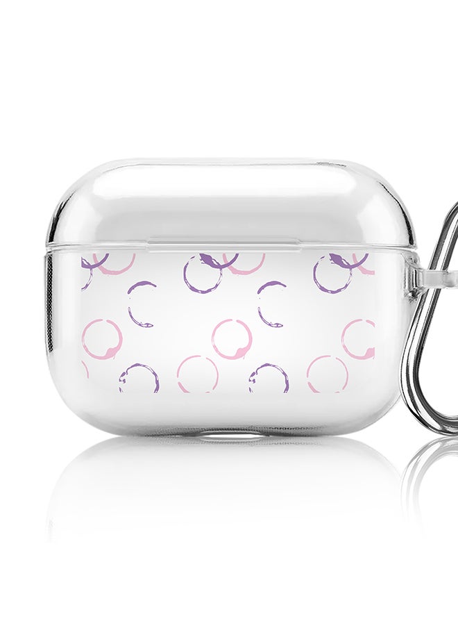 Stylizedd - Classic Clear printed Case for Apple AirPods Pro 2nd Generation Thin Transparent Cover [Designed for Apple AirPods Pro 2nd Generation] - Pretty Stains - Image 1
