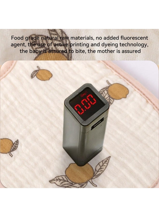 JZS Muslin Baby Bibs 8 Pack Baby Bandana Drool Bibs Cotton for Unisex Boys Girls, 8 Solid Colors Set for Teething Drooling - Image 5