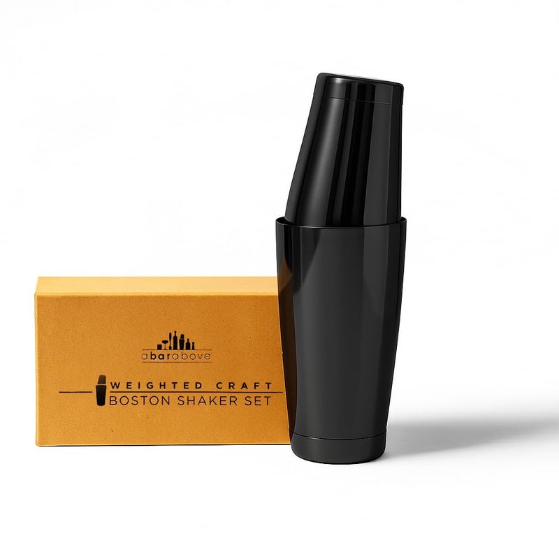 A Bar Above مجموعة شاكر بوسطن الاحترافية A Bar Above سعة 18 أونصة و28 أونصة مصنوعة من الفولاذ المقاوم للصدأ 304