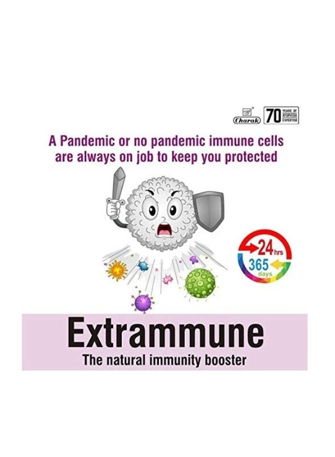 Charak Extrammune Tablets To Boost Immunity - Pack Of 1 ( 30 tablets ) - Image 4