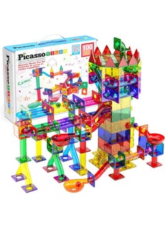 PicassoTiles PicassoTiles Marble Run Magnetic Building Blocks Set (100 Pieces)  - Image 3