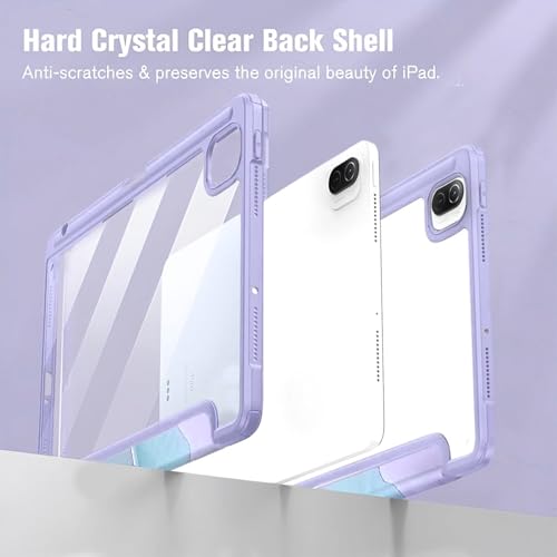 MOCA Case for Xiaomi Mi Pad 5 / Pad 5 11 Pro with Pen Holder,Transparent Hard Shell Back Cover Protective Slim Case for Xiaomi Mi Pad 5 /Pad 5 Pro 11” (Xiaomi Pad 5 11 Inch, Black) - Image 3