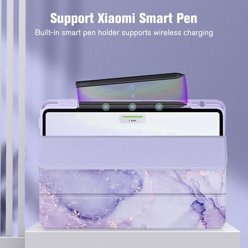 MOCA Case for Xiaomi Mi Pad 5 / Pad 5 11 Pro with Pen Holder,Transparent Hard Shell Back Cover Protective Slim Case for Xiaomi Mi Pad 5 /Pad 5 Pro 11” (Xiaomi Pad 5 11 Inch, Black) - Image 5