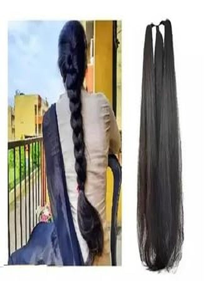 Pinaka Nice Look Paranda Choti Colour 26 inch Instant Ready, (Pack of 1) Black Color - Image 2
