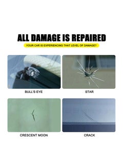 Generic Windscreen Repair Resin-Auto Glass Repair Tools,Windshield Crack Repair Kit,  Automotive Glass Nano Repair Fluid, Car Windshield Repair Resin Cracked Glass Repair Kit, Glass Corrector Set, Crack Repai  - Image 2