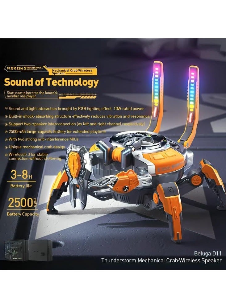 FIPKA Wireless Speaker TWS Subwoofer with RGB Light - Image 2